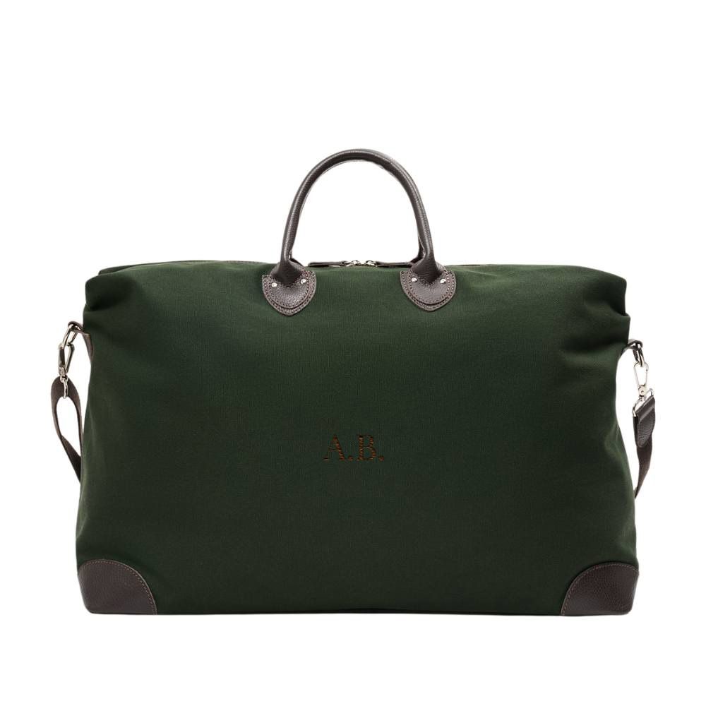Custom Harvard Travel Duffel Bag - Large - Green