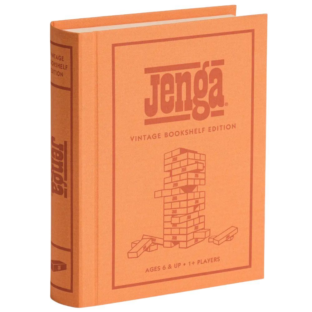 Jenga Vintage Bookshelf Edition