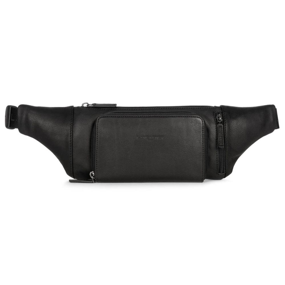 Lancaster Soft Vintage Homme 11 fanny pack black