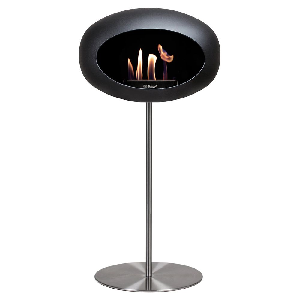 Le Feu Bio-Kamin Ground Steel High - Rostfreier Stahl