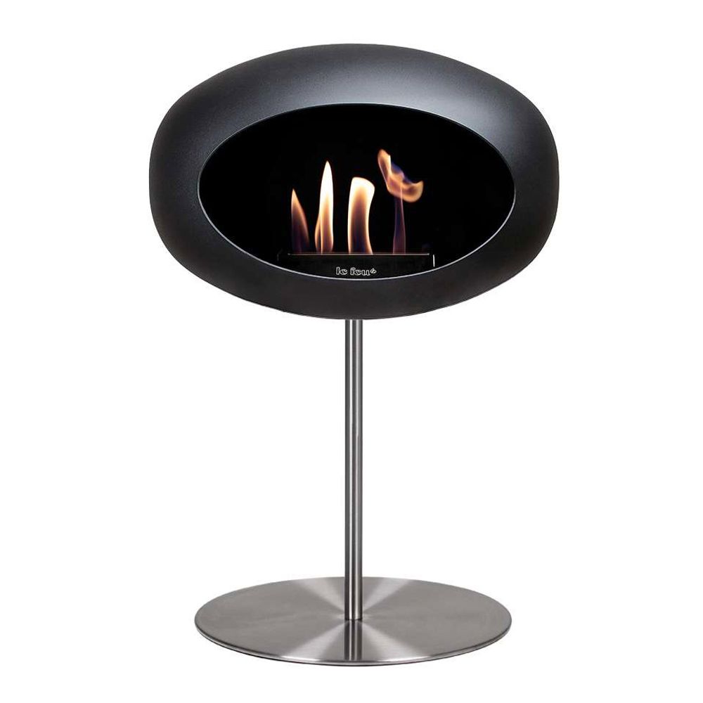Le Feu Bio-Kamin Ground Steel Low - Rostfreier Stahl