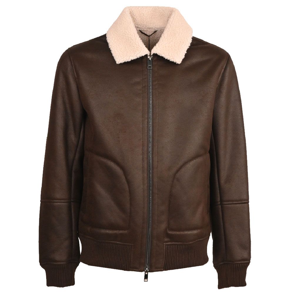 Liu Jo Leather Jacket - Brown