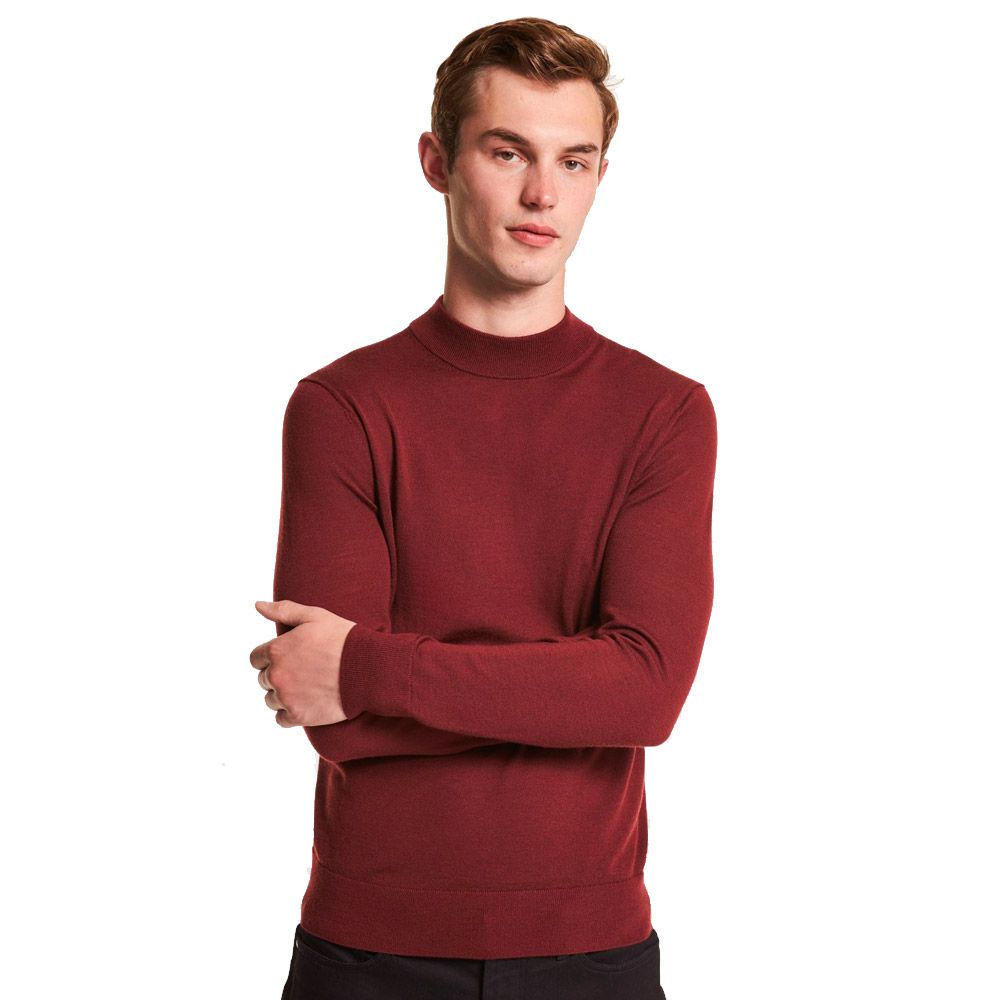 Michael Kors Neck Sweater Merino Wool - Merlot