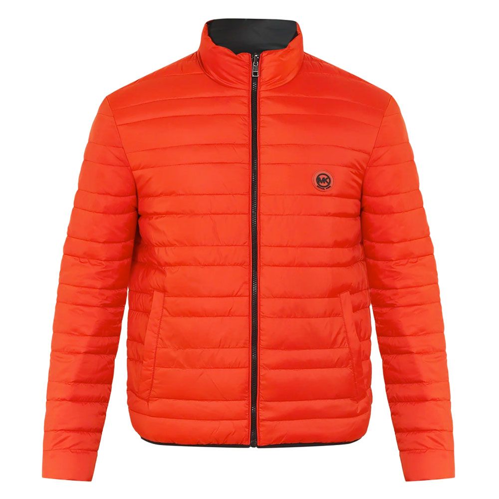 Gilet Matelassé Réversible Michael Kors - Noir/Orange
