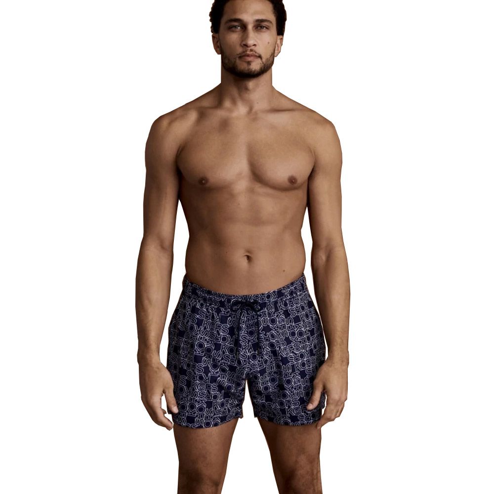 Michael Kors Swim Shorts Logo - Navy