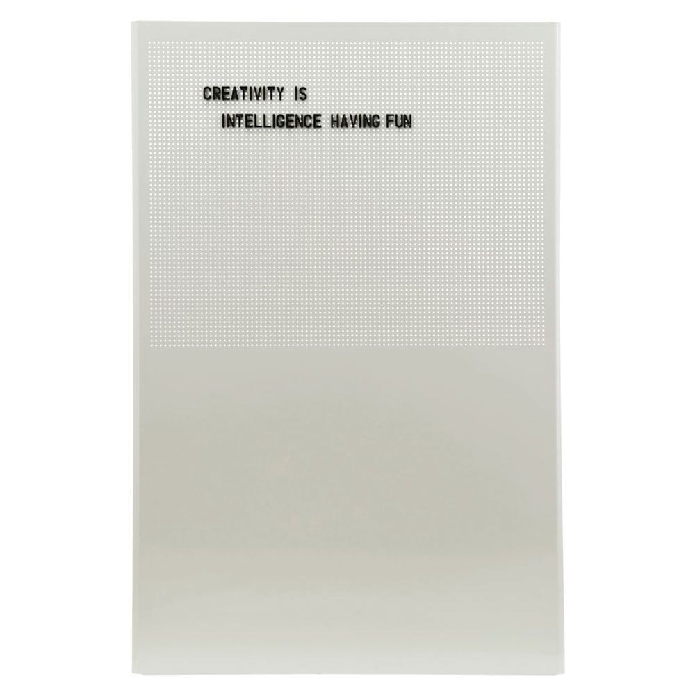 Monograph Noticeboard Grid Grey