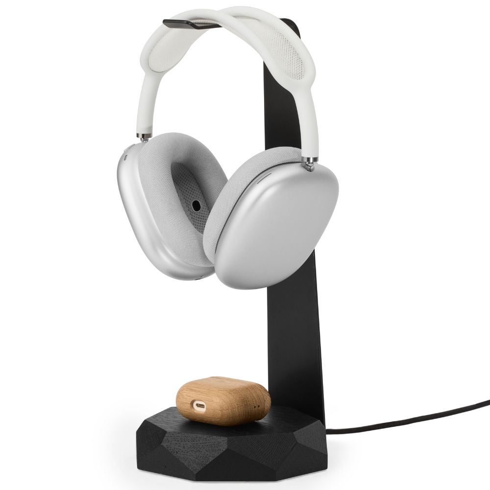 Oakywood 2-in1 Headphones Stand - Black