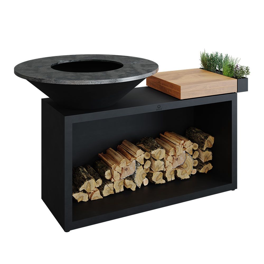OFYR Island Black 100 Teak Hout