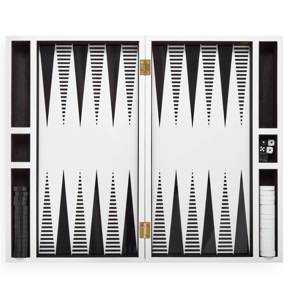 Jonathan Adler Op Art Backgammon Set