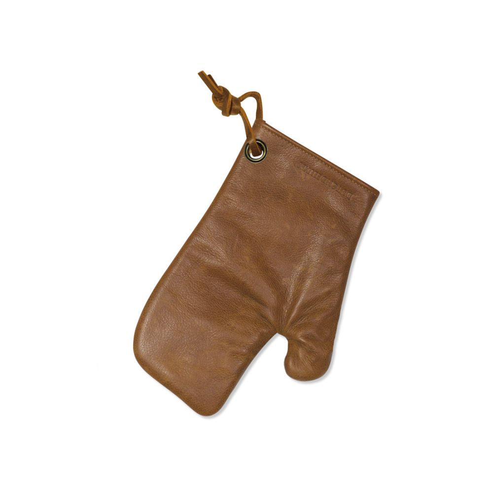 Dutchdeluxes leather oven glove vintage cognac