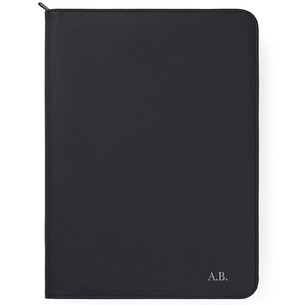 Personalised Baltimore A4 Portfolio - Black