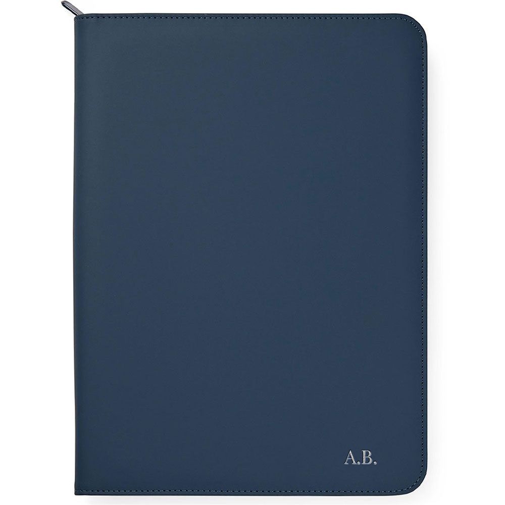 Personalised Baltimore A4 Portfolio - Navy