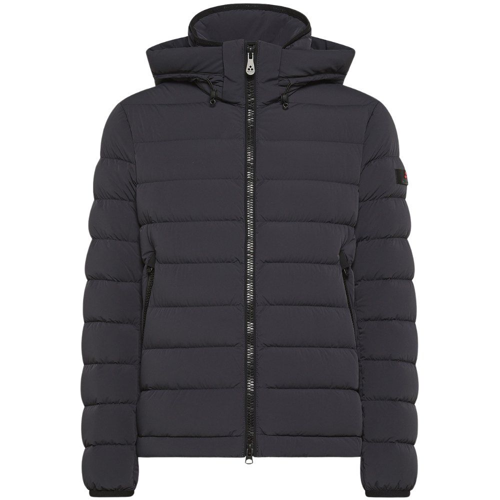 Peuterey Boggs Short Down Jacket With Hood - Graphite Blue