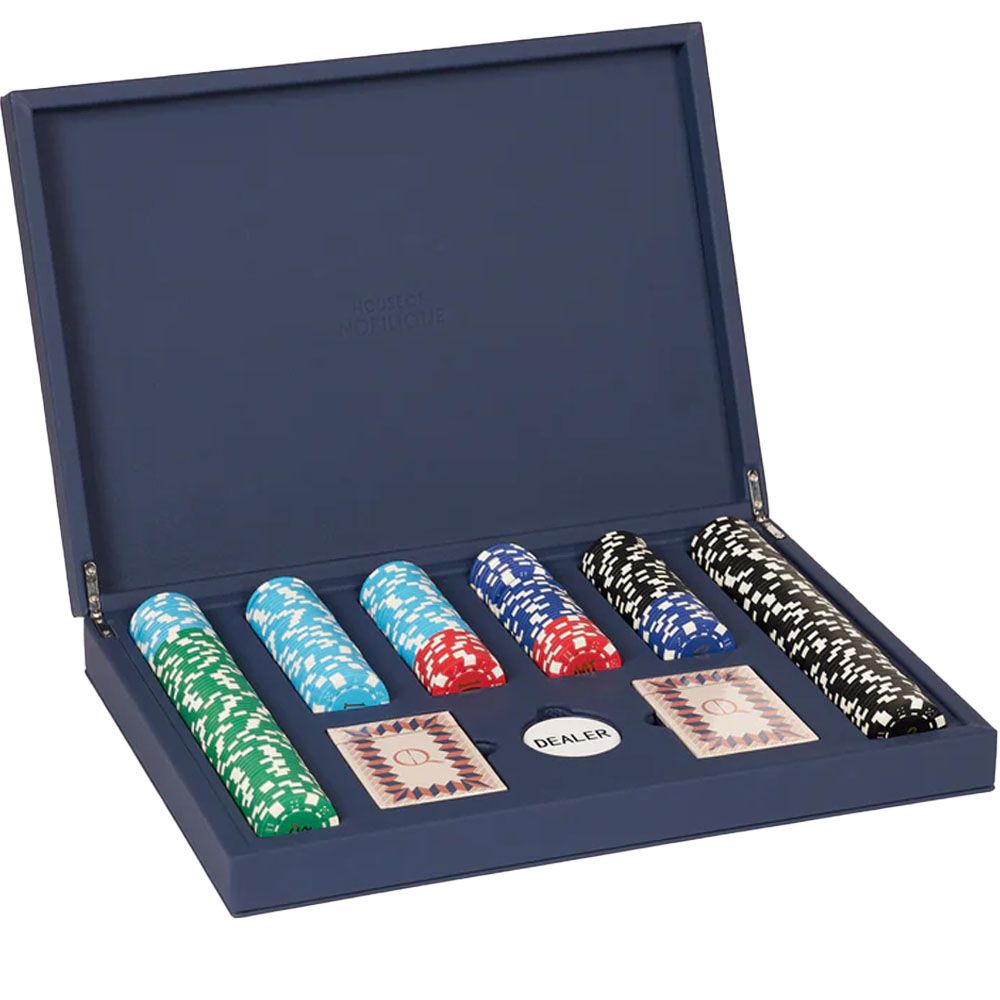 Leather Poker Set