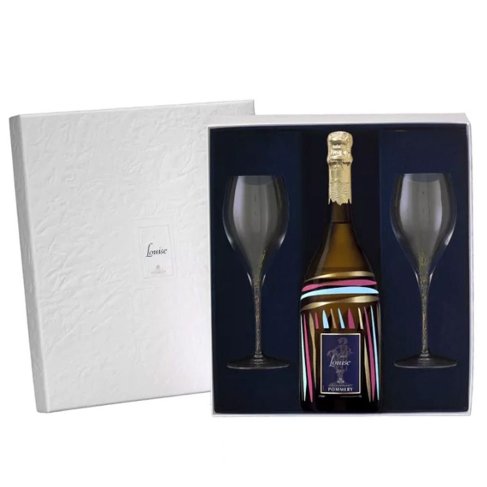 Pommery Cuvée Louise 2005 Champagne Set