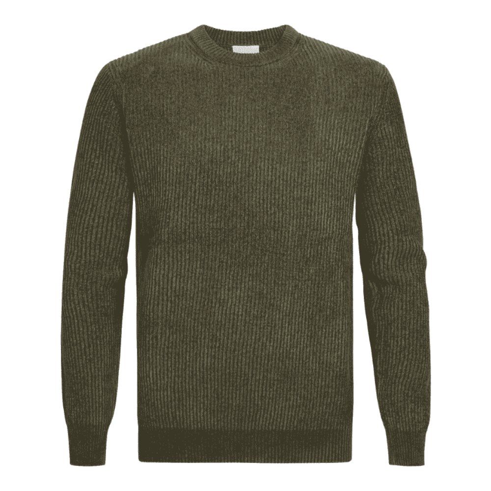 Profuomo Chenille Pullover - Green