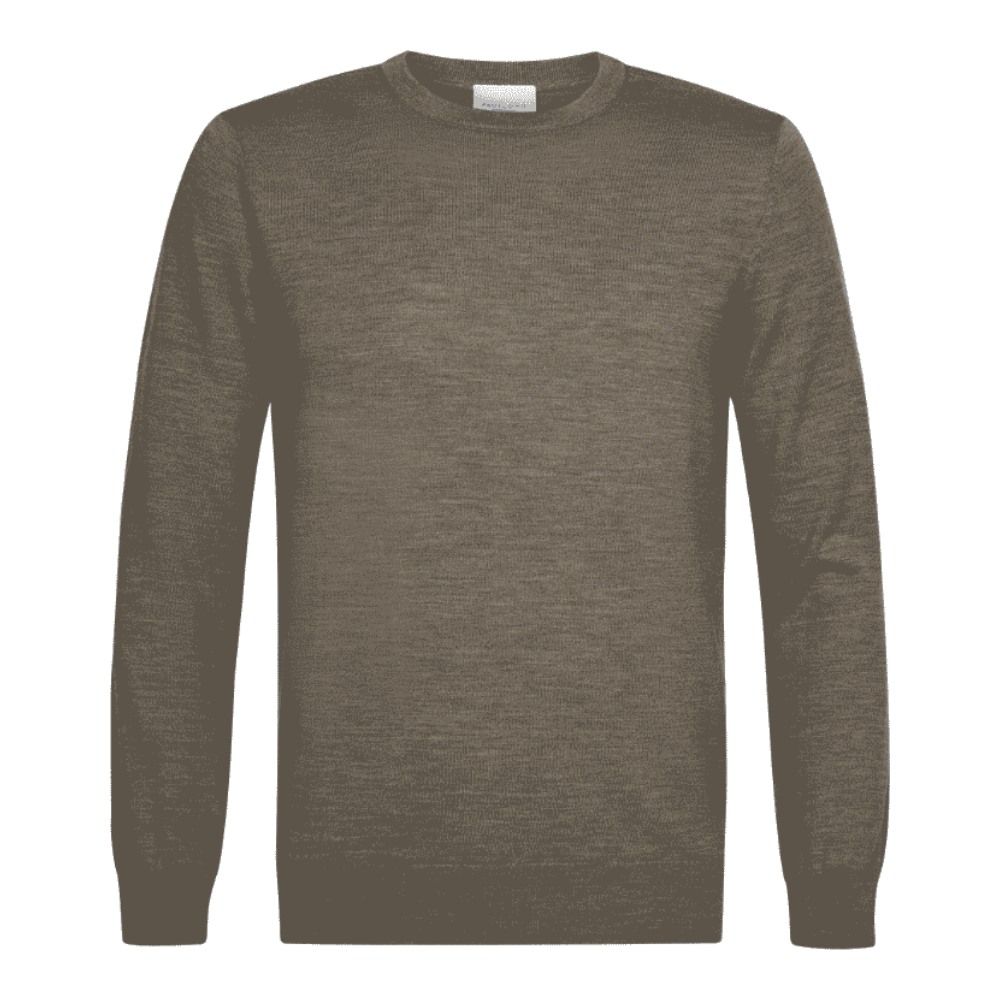 Profuomo Merino Pullover - Brown