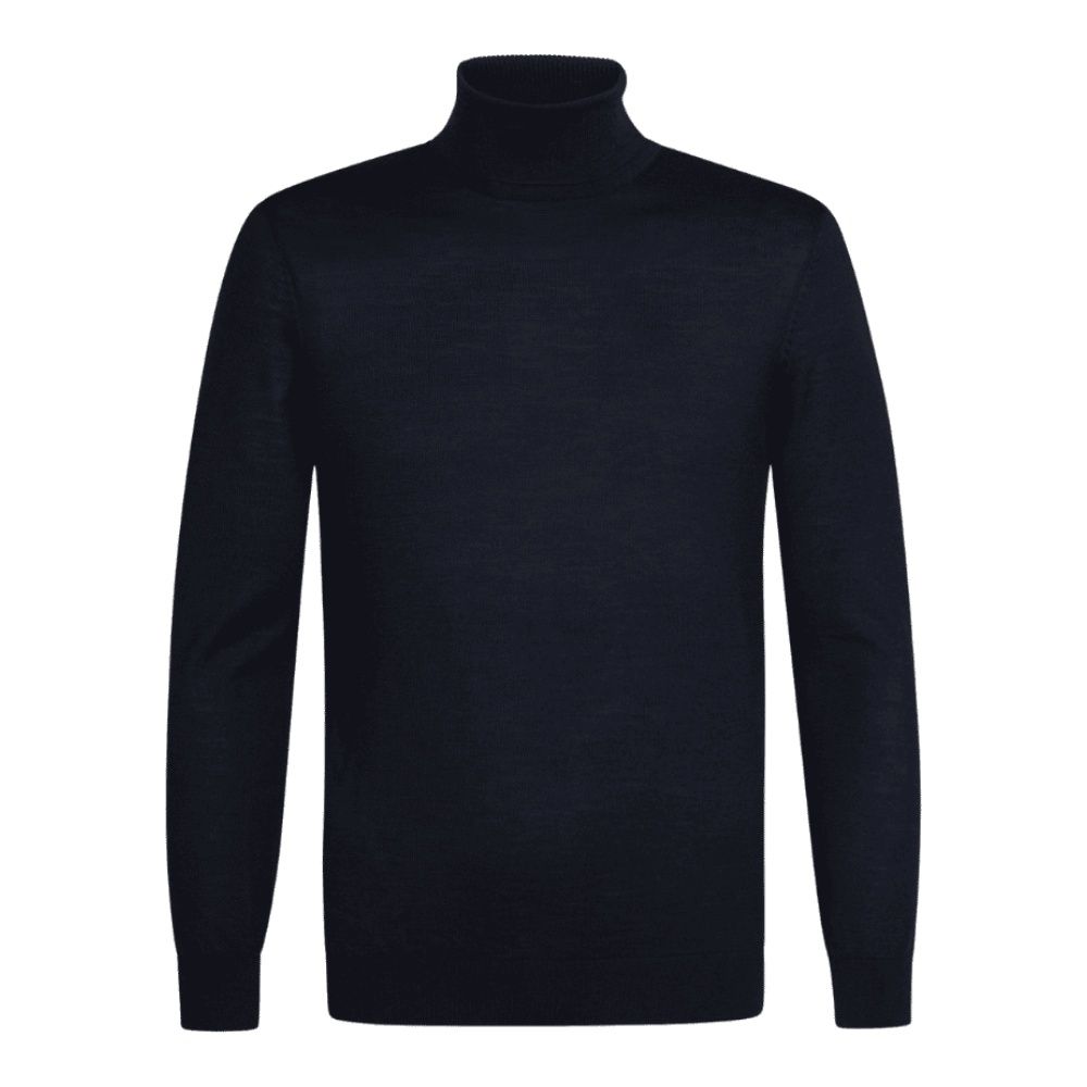 Profuomo Merino Rollneck - Navy