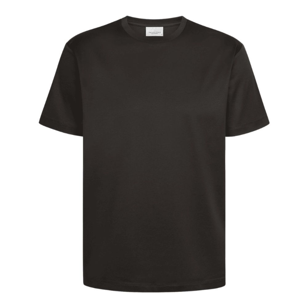Profuomo Pima Cotton T-Shirt - Dark Brown
