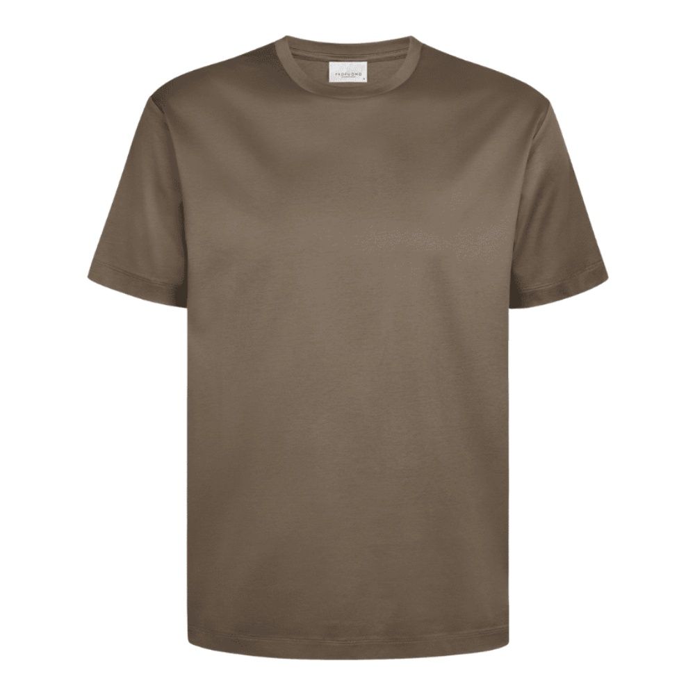 Profuomo Pima Cotton T-Shirt - Taupe