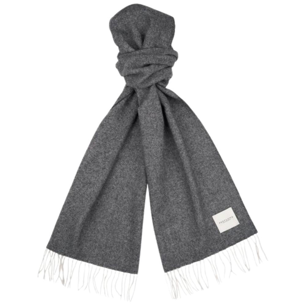 Profuomo Lambswool Scarf - Anthracite