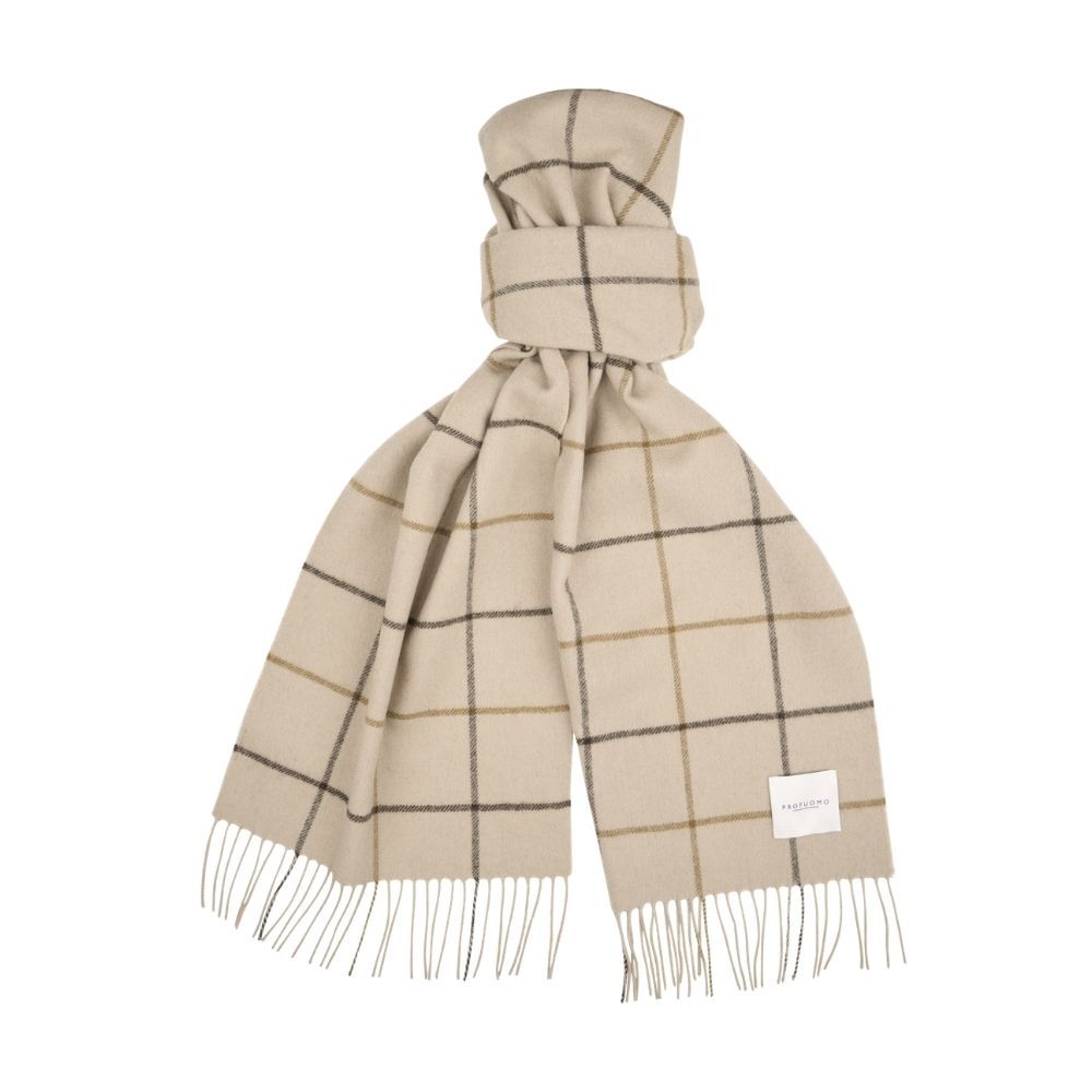 Profuomo Lambswool Scarf Beige