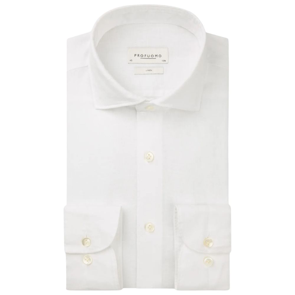 Profuomo Linen Shirt - White