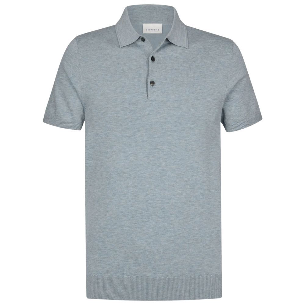 Profuomo Luxury Basic Polo - Blue