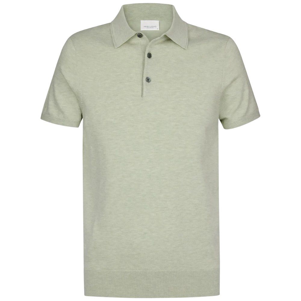 Profuomo Luxury Basic Polo - Light Green