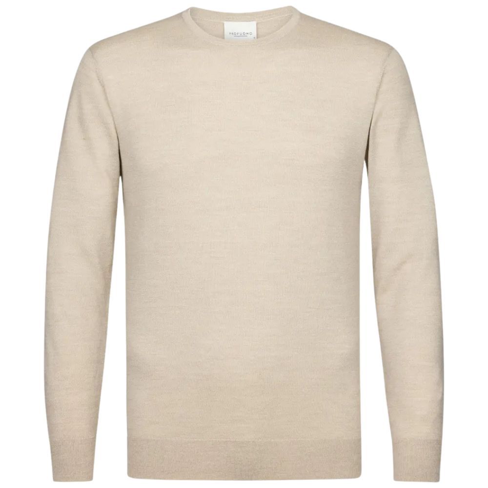 Profuomo Merino Woolen Pullover - Brown