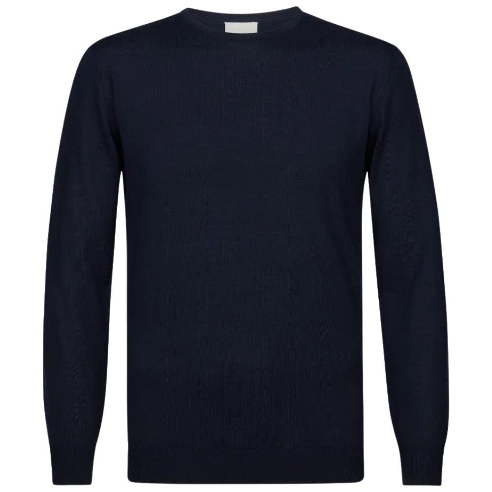 Profuomo Merino Woolen Pullover - Navy