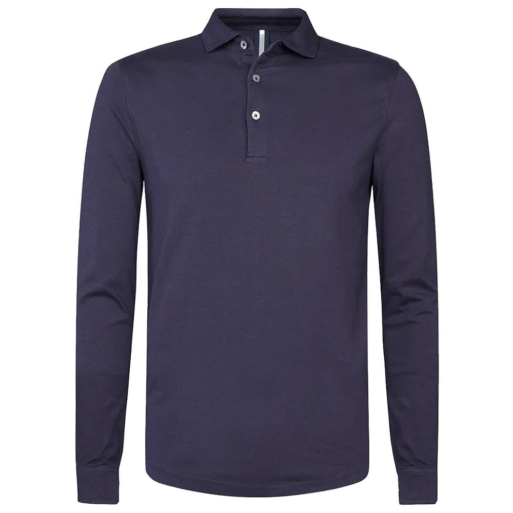 Profuomo Polo Longsleeve - Navy