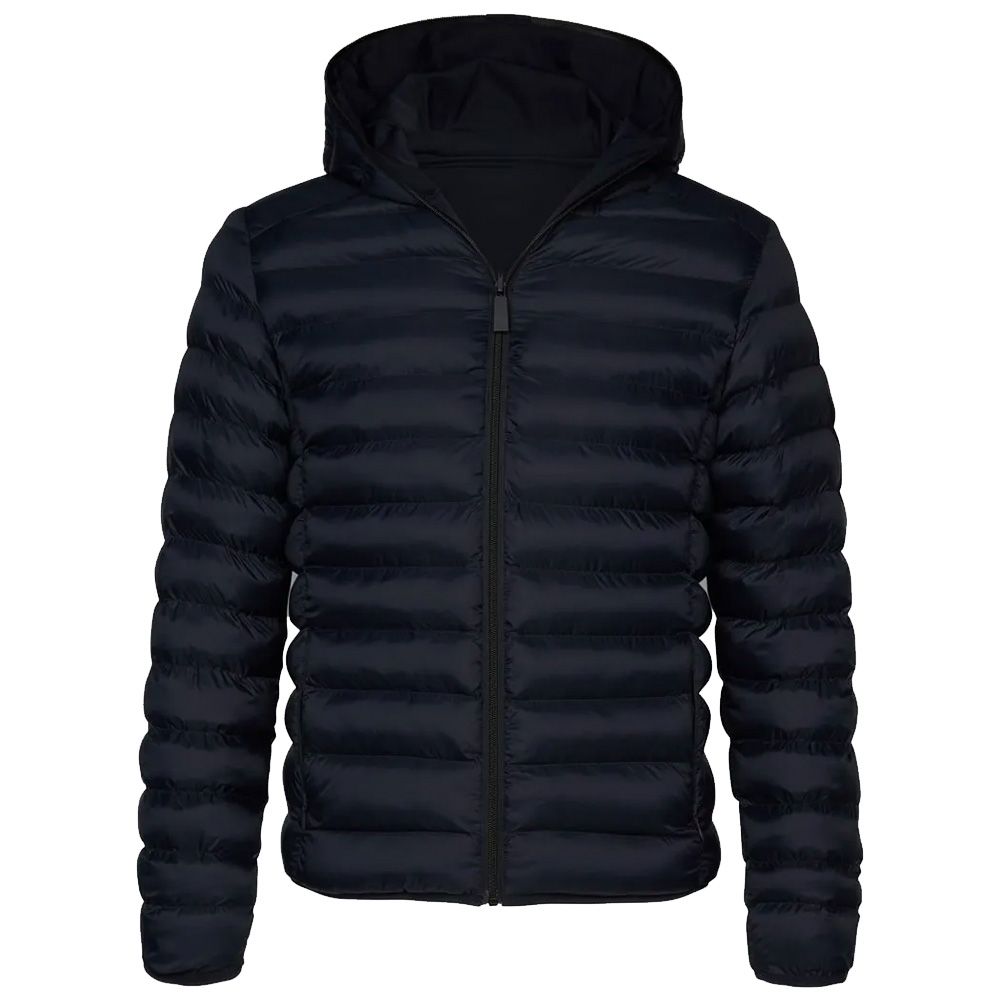 Profuomo wendbare Bomberjacke aus Ecodown - Marineblau