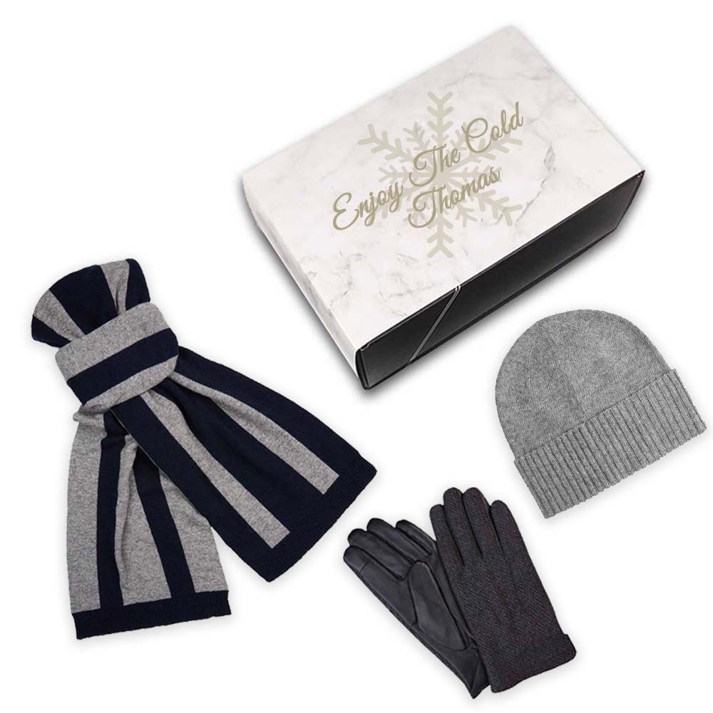 Profuomo Set D'Accessoires D'Hiver - Marine
