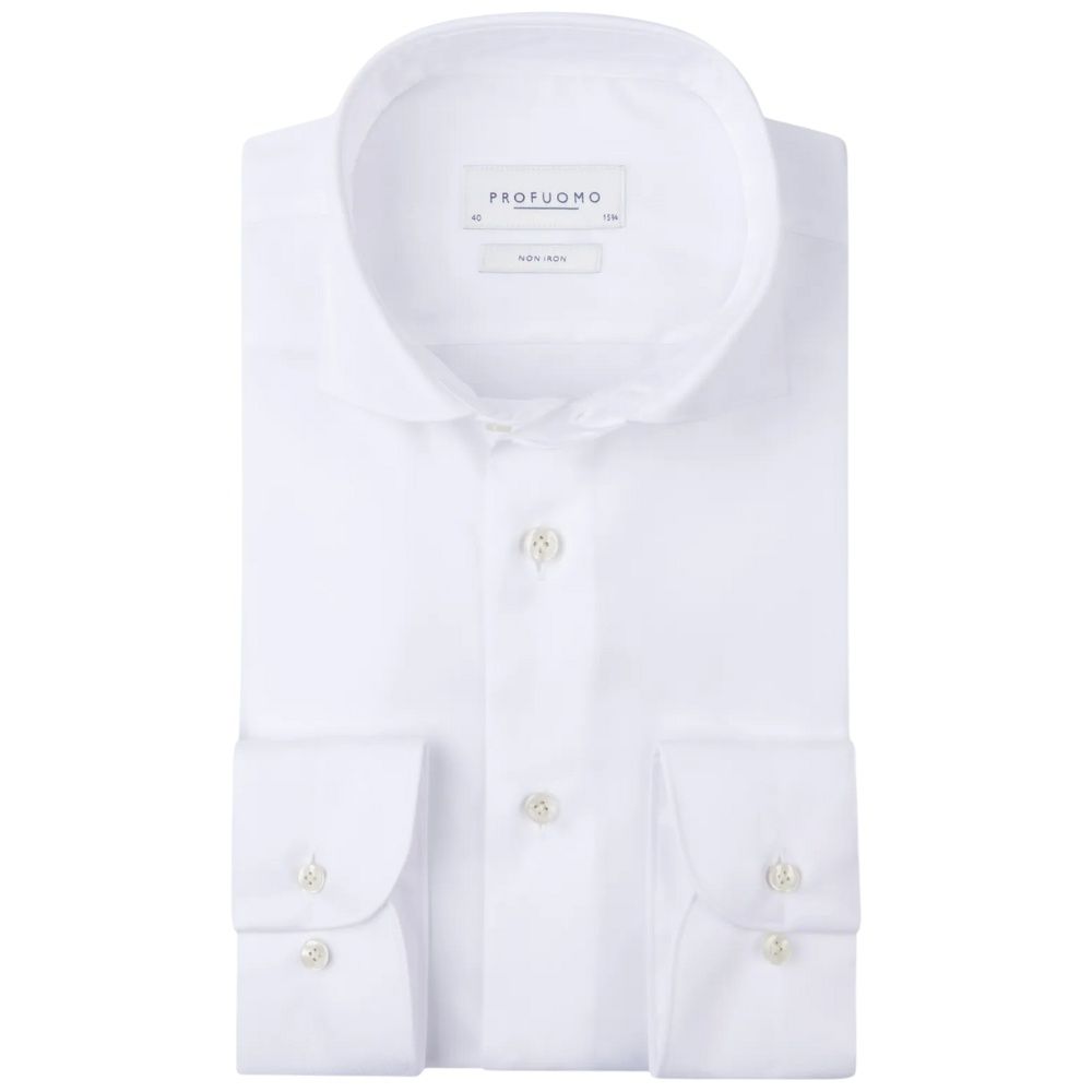 Profuomo Fine Twill Shirt - White