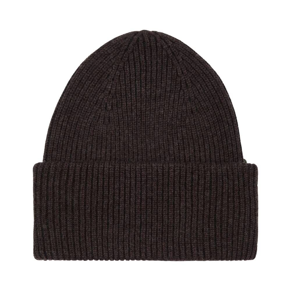 Profuomo Wool Beanie Dark Brown