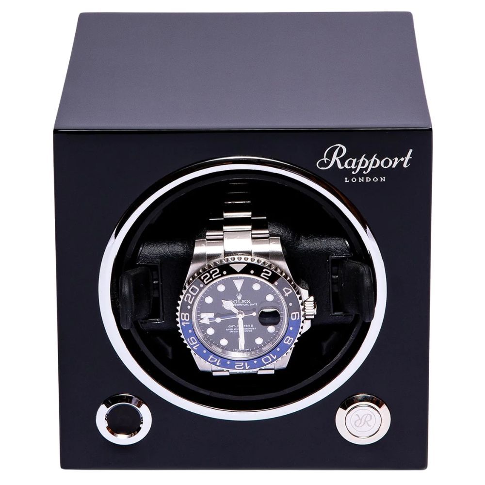 Rapport London Evo Single Watch Winder - Black