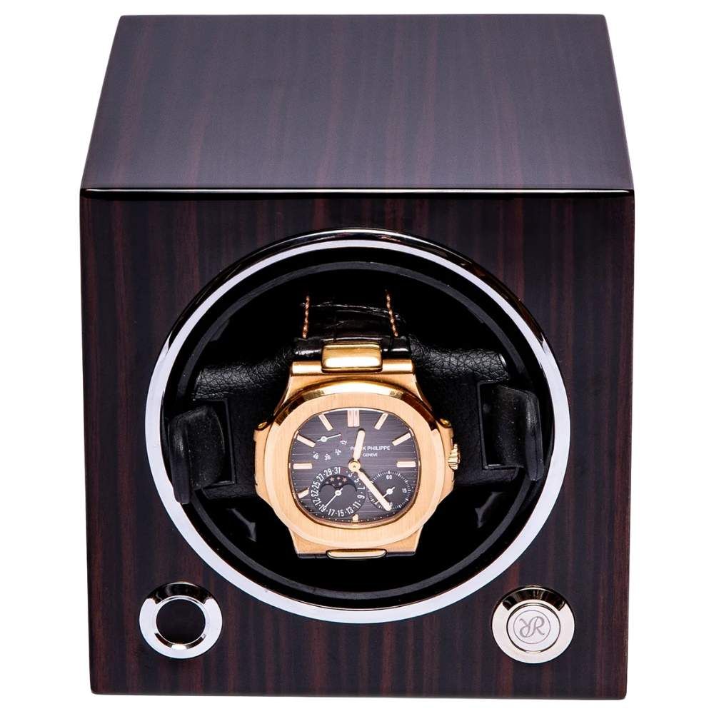 Rapport London Evo Single Watch Winder - Macassar