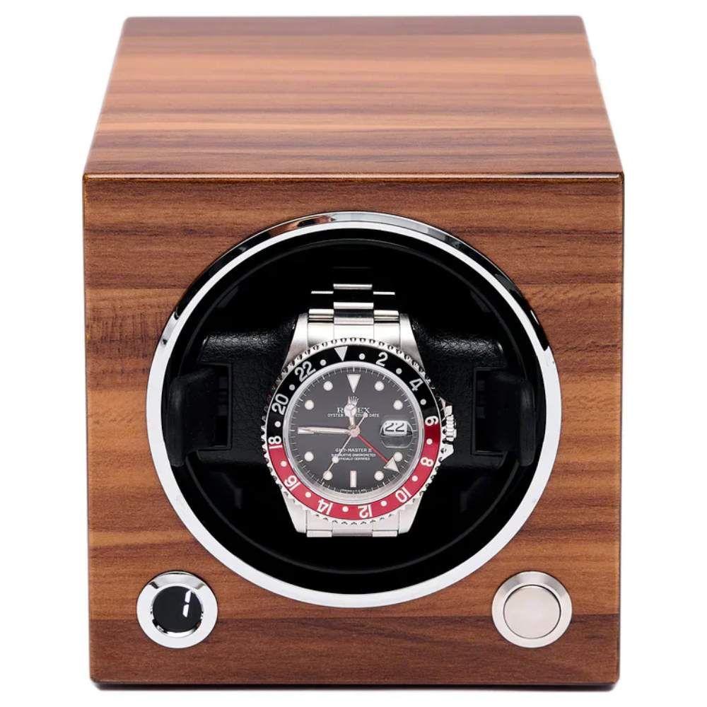 Rapport London Evo Single Watch Winder - Walnut