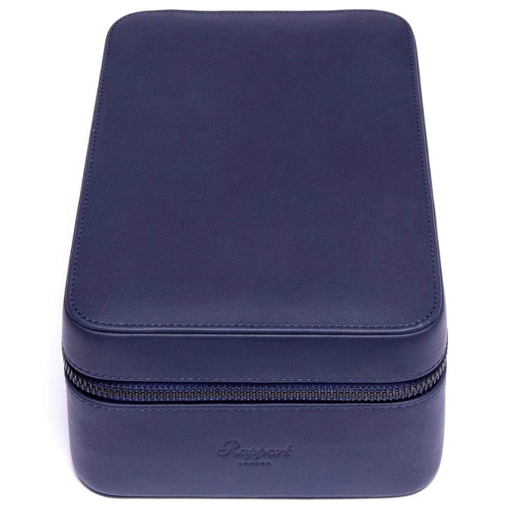 Rapport London Hyde Park Four Watch Zip Case - Navy
