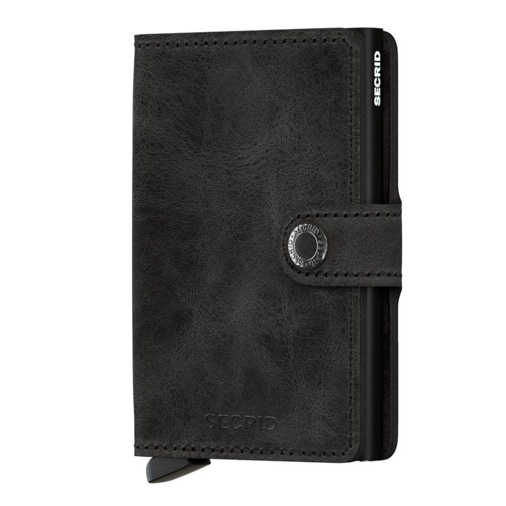 Secrid Miniwallet Vintage Black Luxury For Men