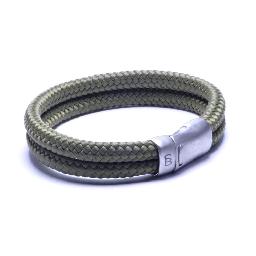 Steel & Barnett The lake bracelet military green