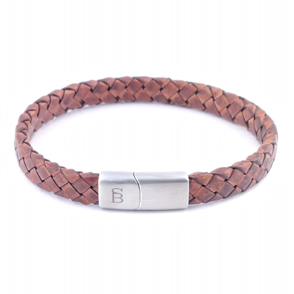 Steel & Barnett Riley Bracelet- caramel