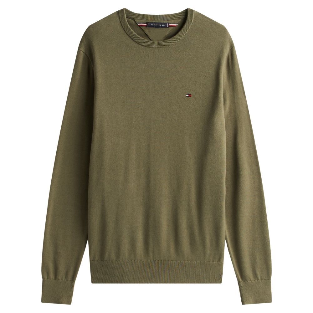Tommy Hilfiger Cotton Crewneck Pullover - Green