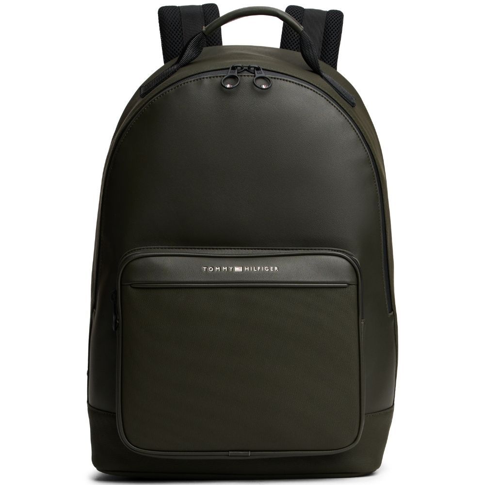 Tommy Hilfiger Backpack With Metal Logo - Military Green