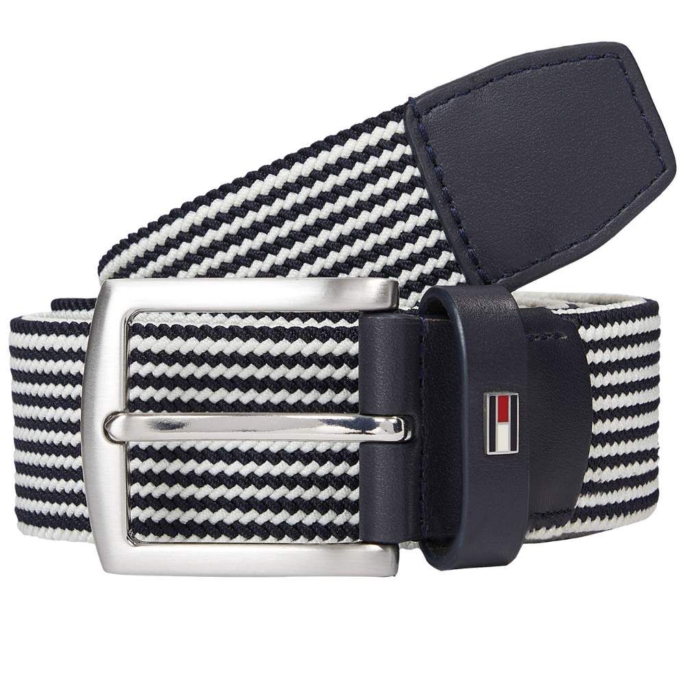 Tommy Hilfiger Elastic Belt - Blue & White