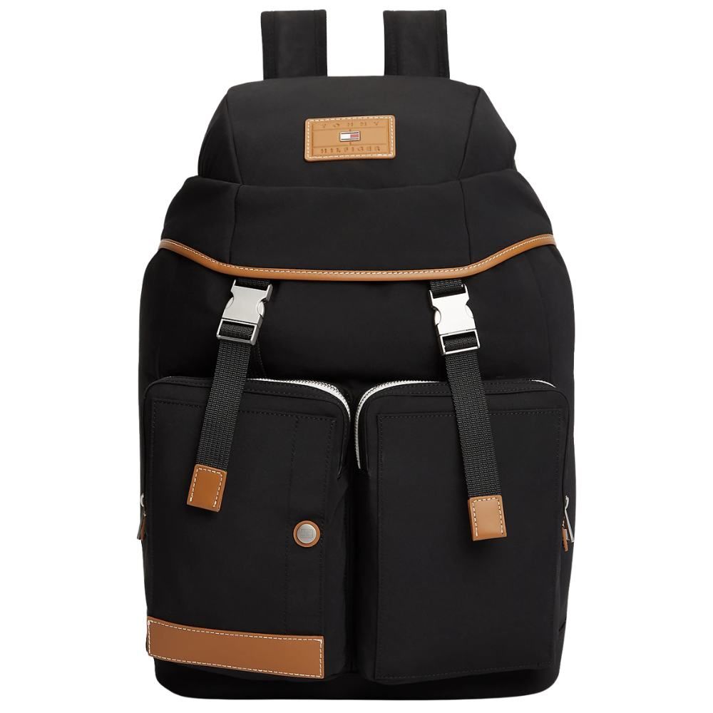 Tommy Hilfiger Casual Flag Backpack - Black