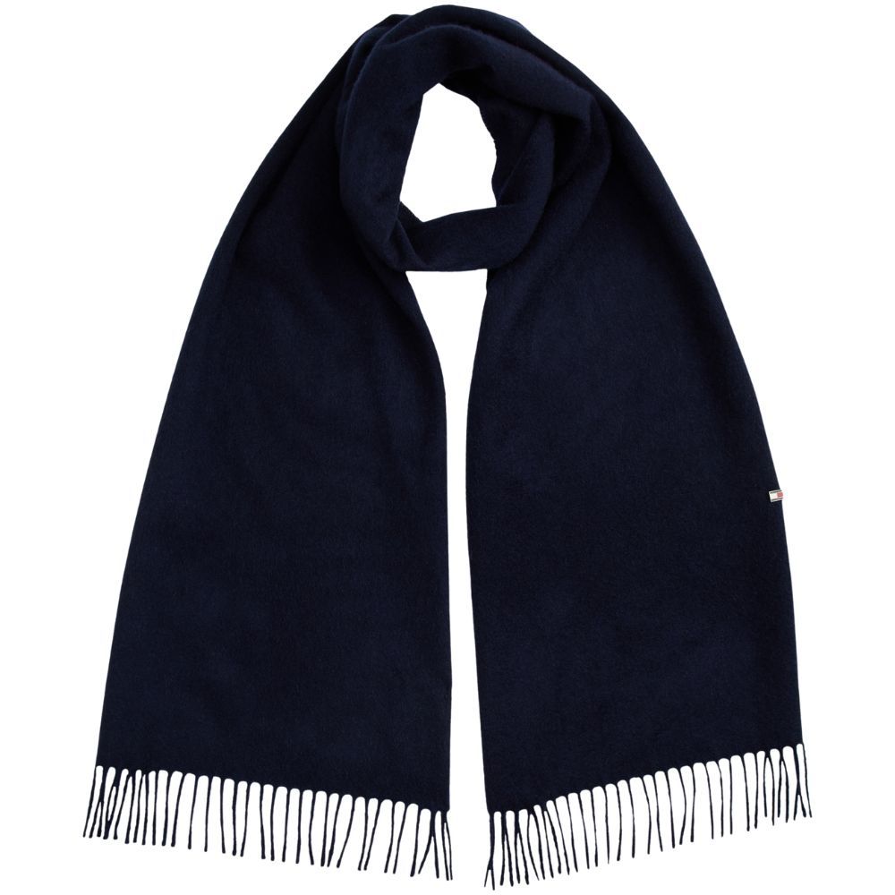 Tommy Hilfiger Flag Cashmere Scarf - Blue