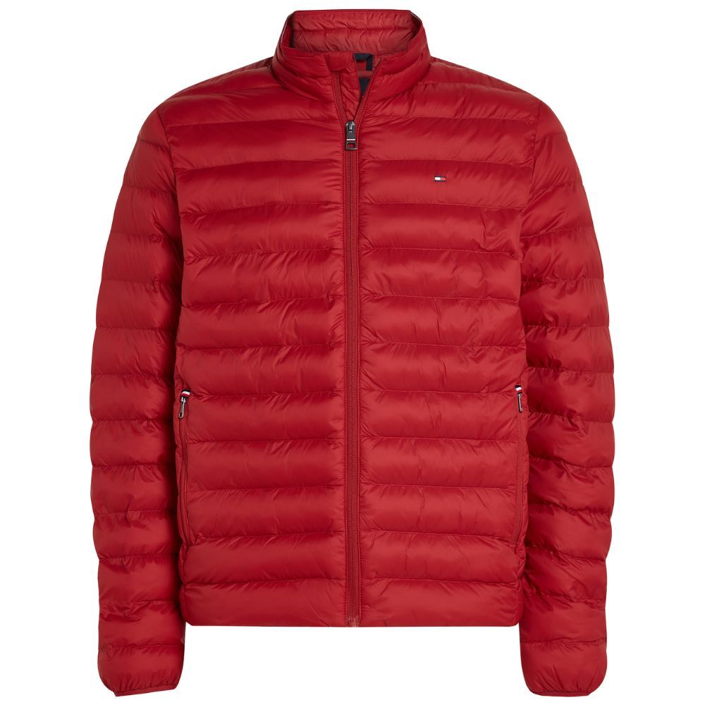 Tommy Hilfiger Foldable Quilted Jacket - Red