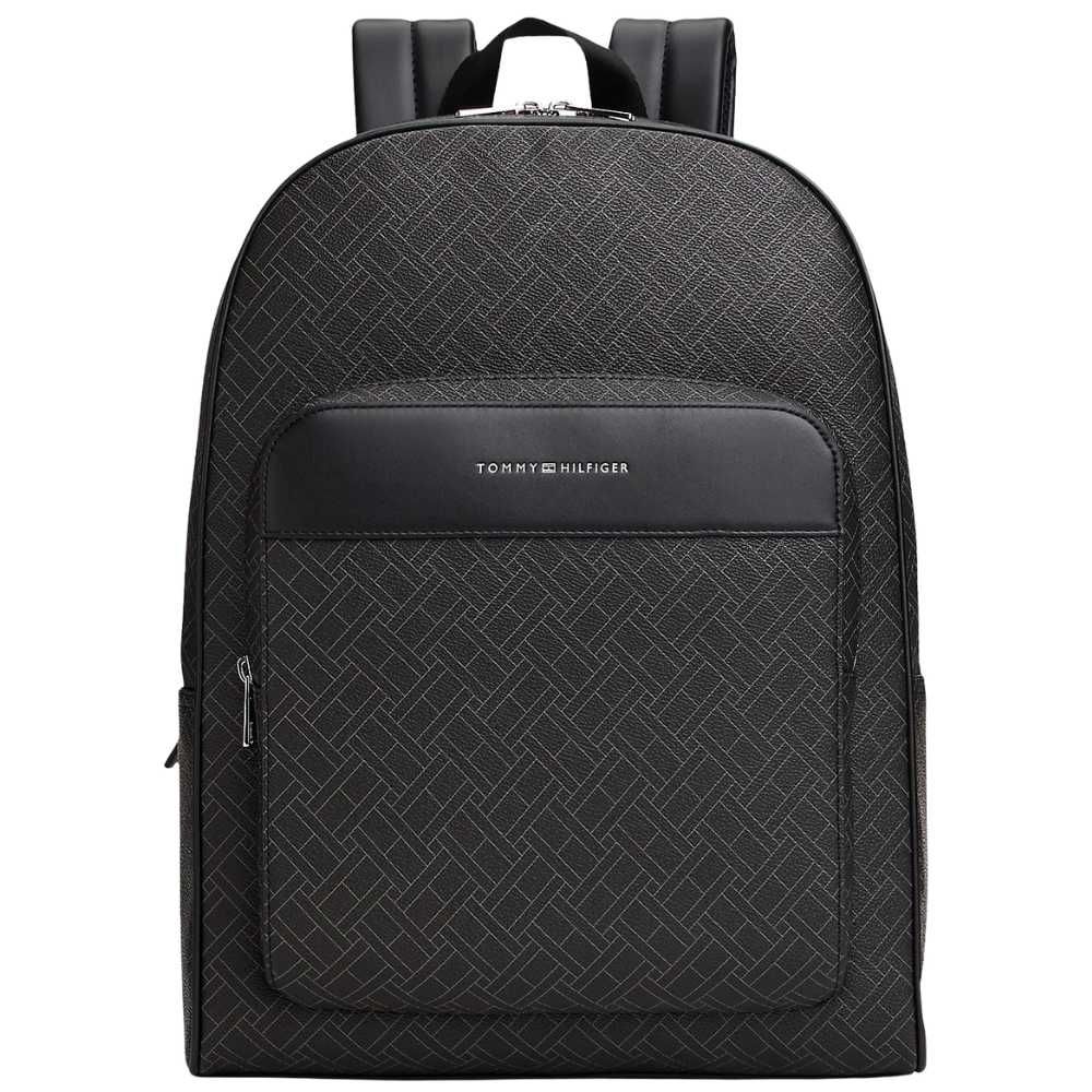 Tommy Hilfiger Monogram Backpack - Black